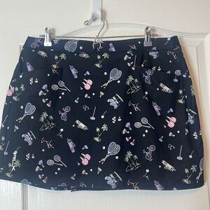 Ralph Lauren RLX Pleated 4-Way Stretch All Sport Skort Black XL